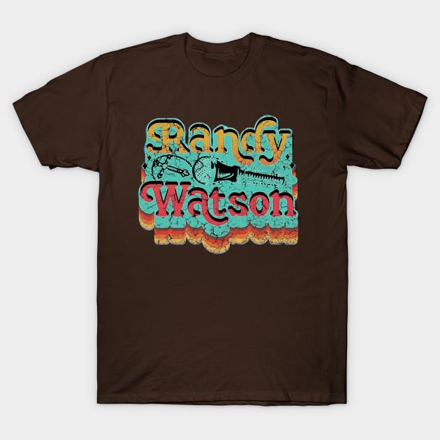 Randy Watson Retro Distressed T-Shirt by Kishiton